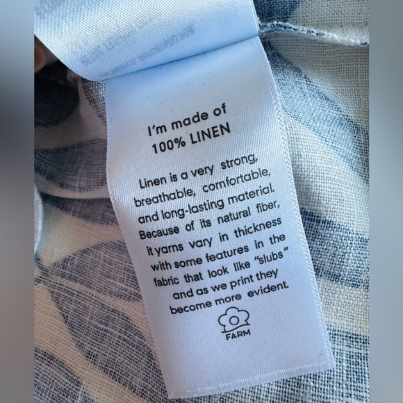 FARM Rio Lace Nature Euroflax™ Premium Linen Midi Skirt - Picture 14 of 15